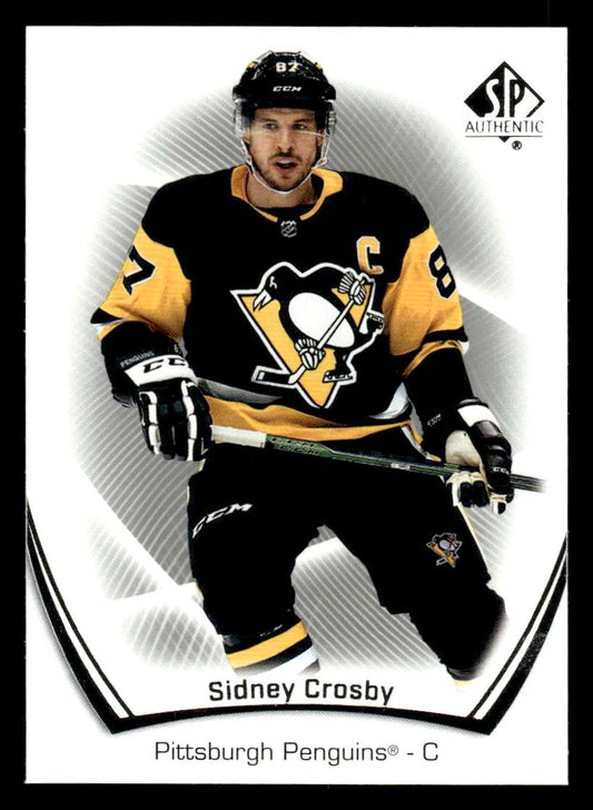 2021-22 SP Authentic #87 Sidney Crosby