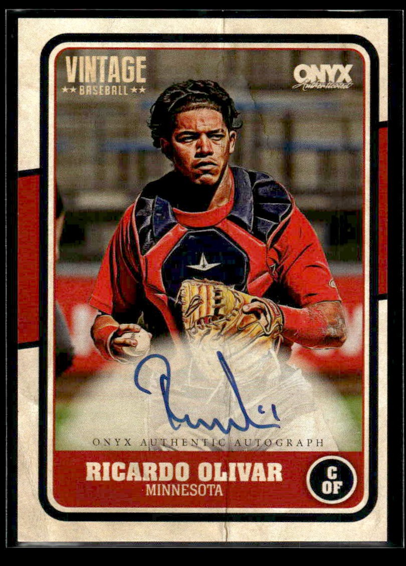 2025 Onyx Vintage #VARIOL Ricardo Olivar Autographs