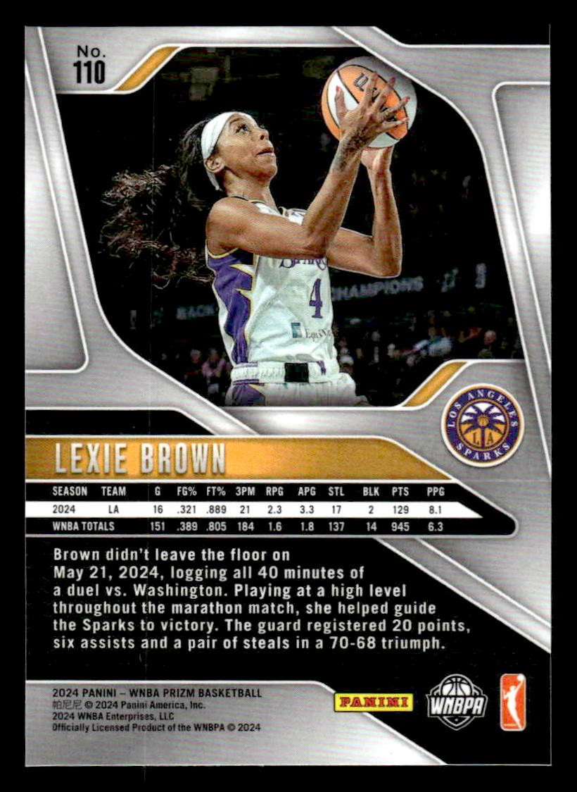 2024 Panini Prizm WNBA #110 Lexie Brown