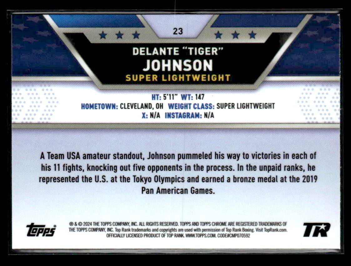 2024 Topps Chrome #23 Delante Johnson