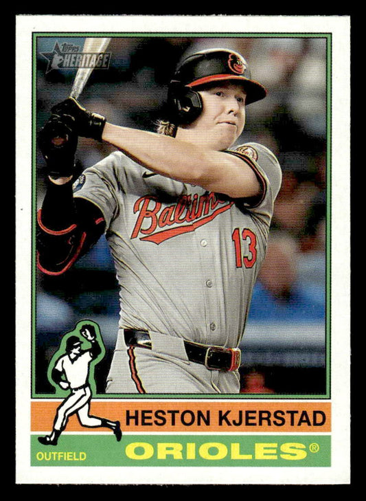 2025 Topps Heritage #87 Heston Kjerstad