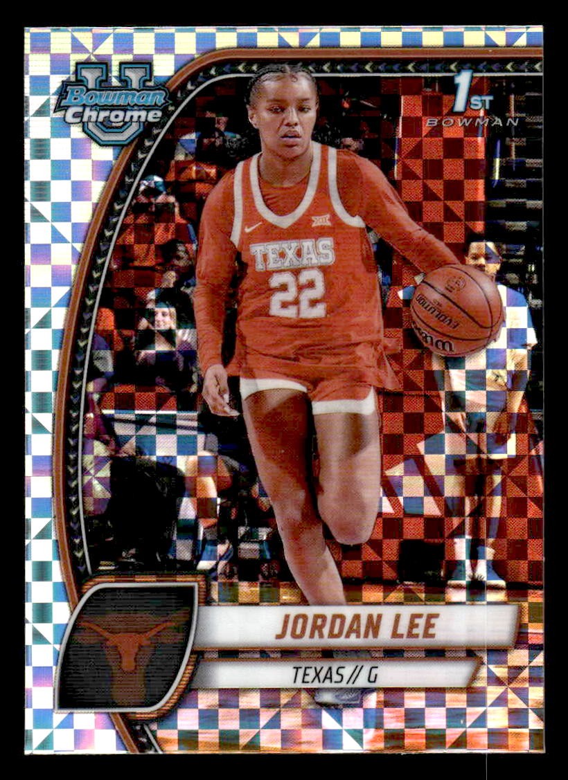 2024-25 Bowman University Chrome #34 Jordan Lee X-Fractor