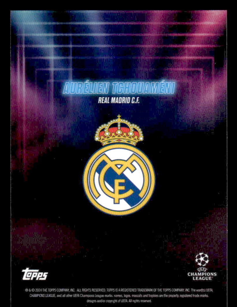 2023-24 Topps Showtime UEFA Club Competitions #NNO Aurelien Tchouameni