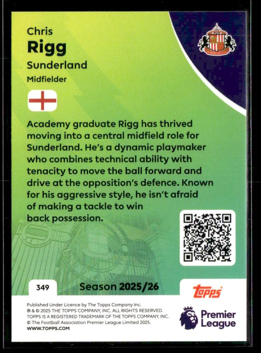 2025-26 Topps Premier League #349 Chris Rigg