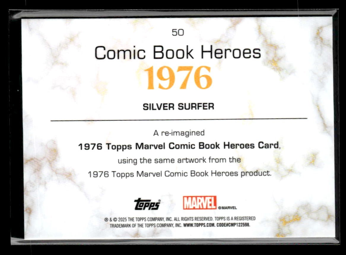 π Silver Surfer β 2025 Topps Marvel 1975 Golden Anniversary #50 π
