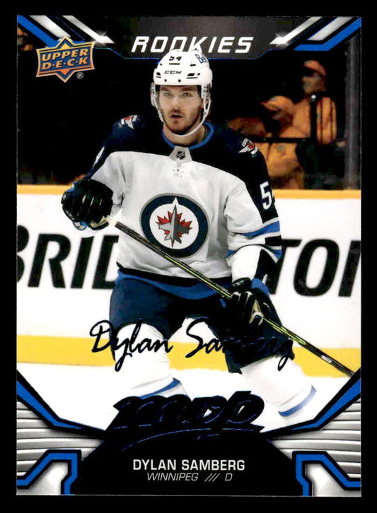 2022-23 Upper Deck MVP #233 Dylan Samberg Blue Script