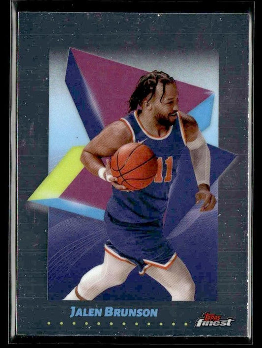2024-25 Topps Finest #64 Jalen Brunson