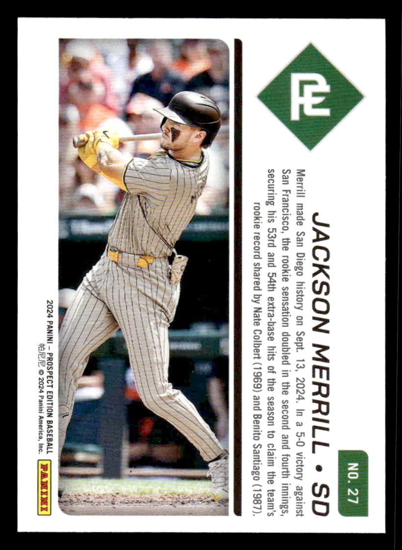 2024 Panini Prospect Edition #27 Jackson Merrill