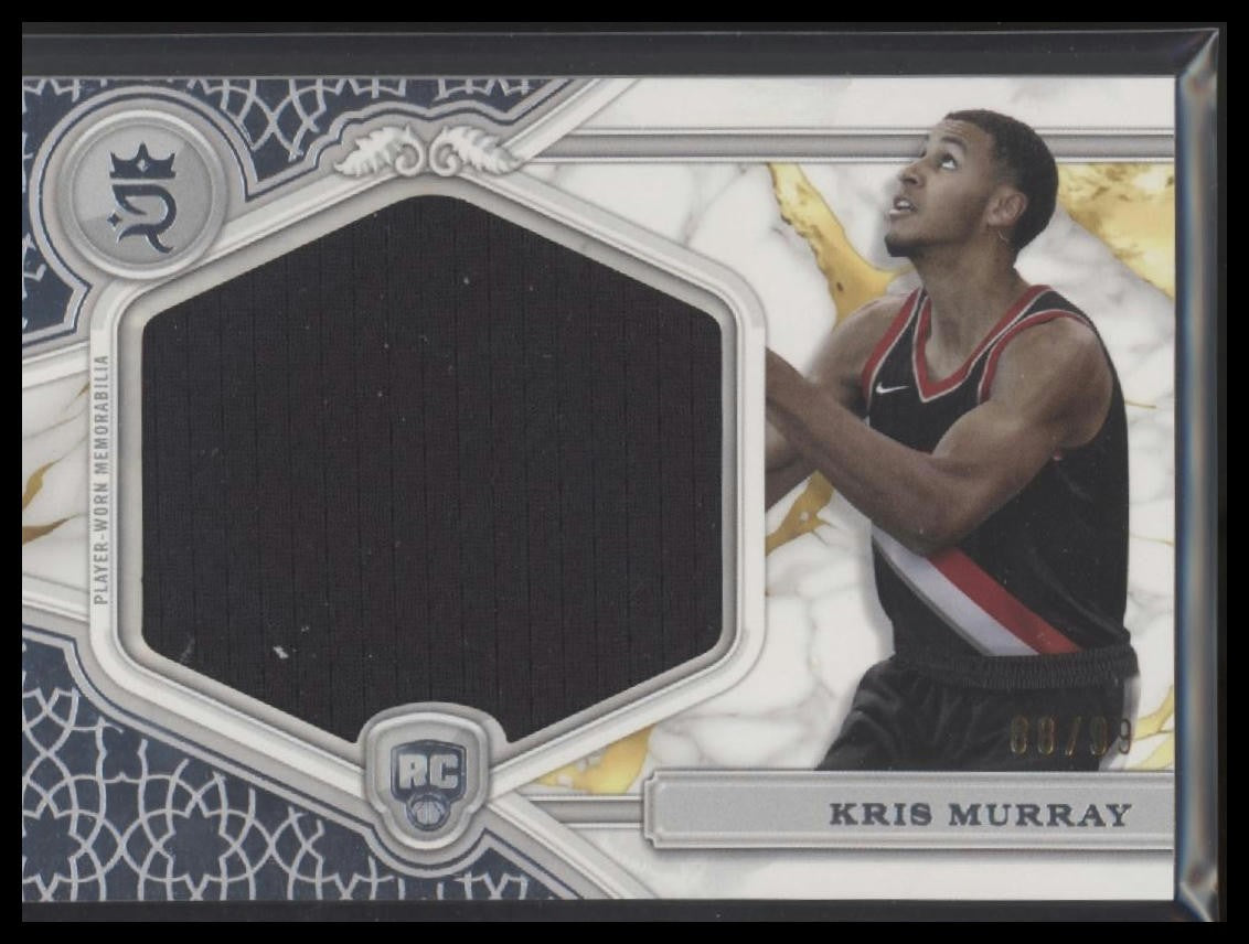 2023-24 Topps Royalty #RJR-KM Kris Murray Rookie Jumbo Relics #88/99