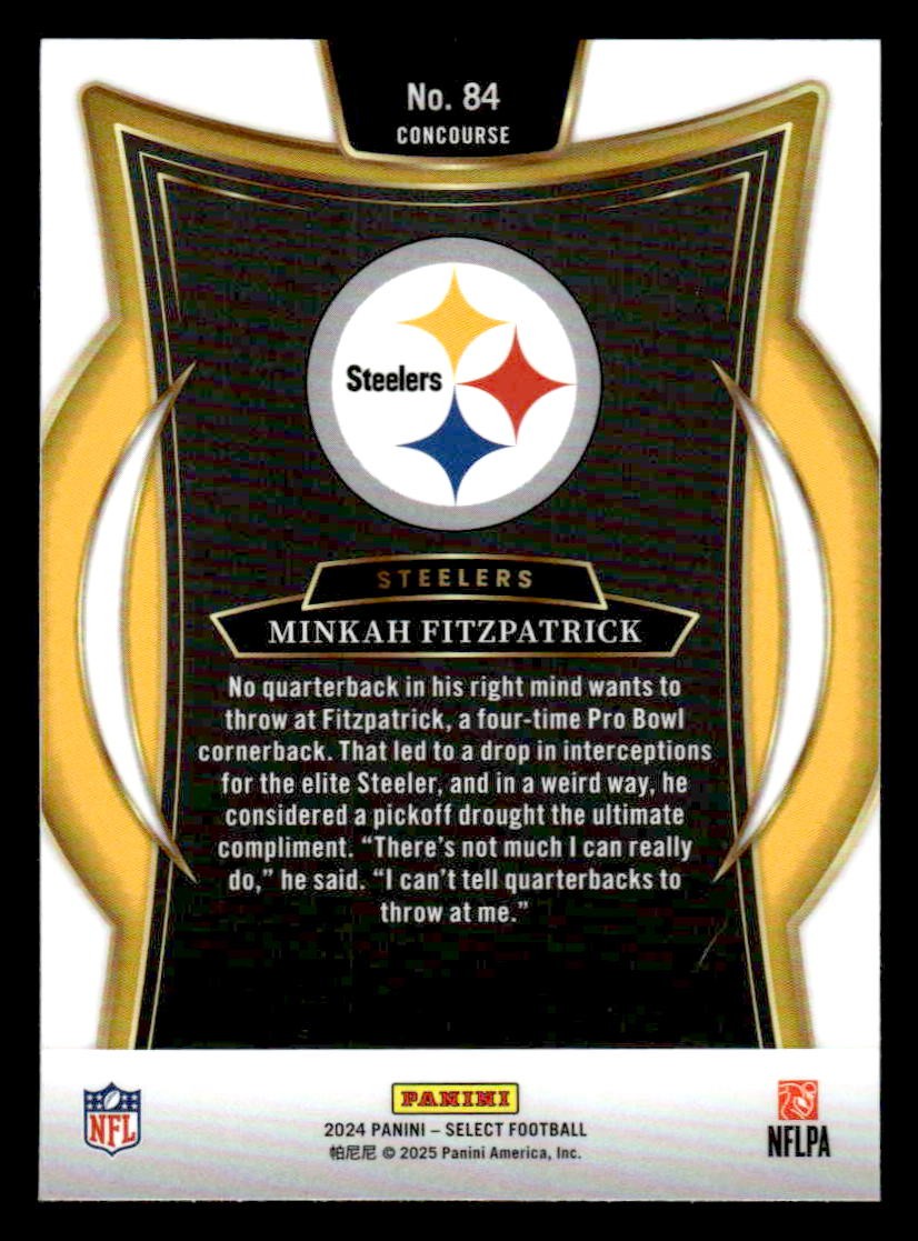 2024 Panini Select #84 Minkah Fitzpatrick