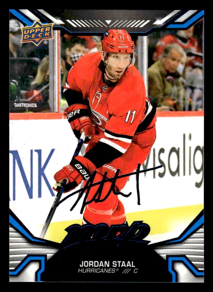 2022-23 Upper Deck MVP #136 Jordan Staal Blue Script