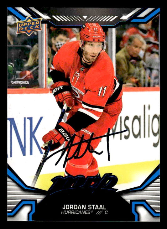 2022-23 Upper Deck MVP #136 Jordan Staal Blue Script