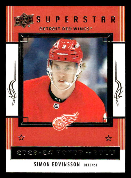2023-24 Upper Deck #HR41 Simon Edvinsson Honor Roll