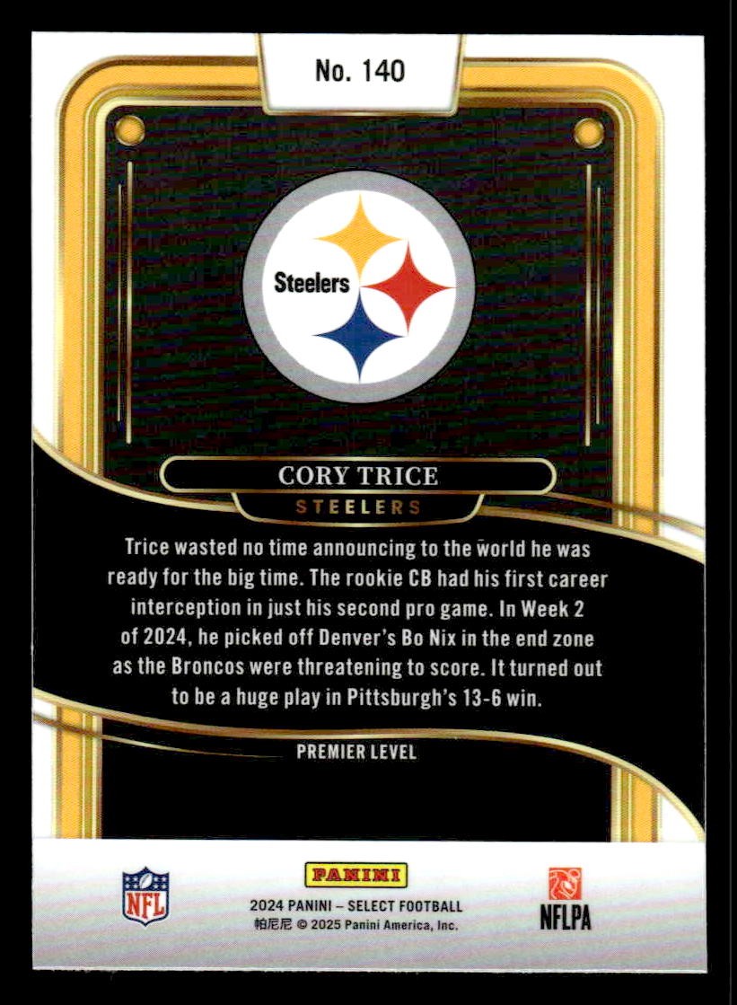 2024 Panini Select #140 Cory Trice