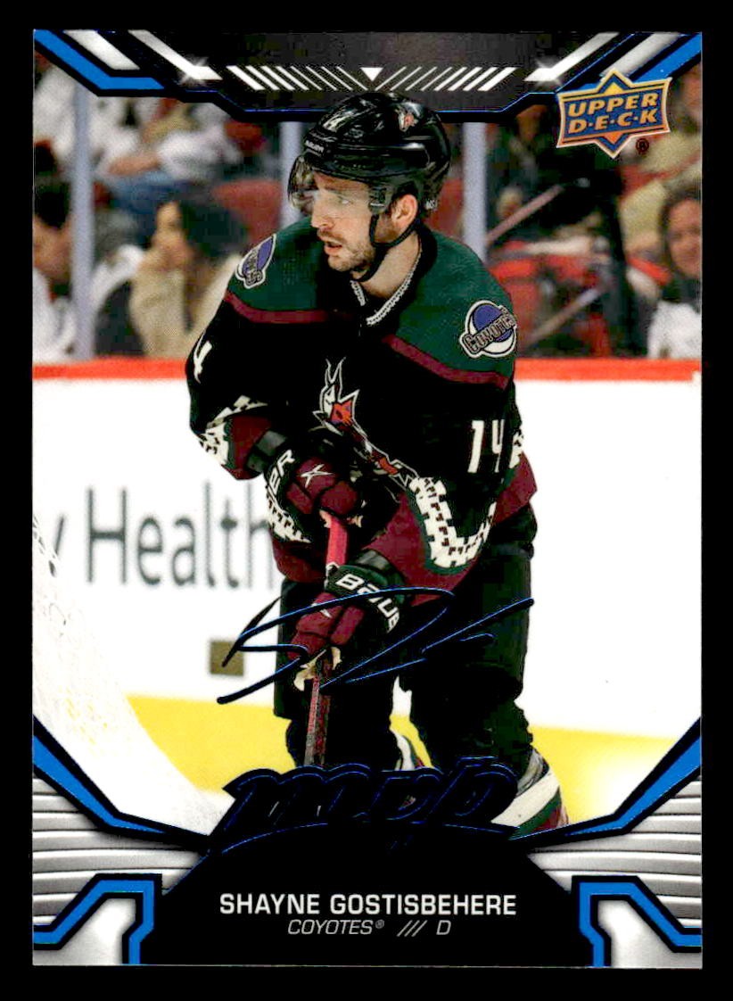2022-23 Upper Deck MVP #181 Shayne Gostisbehere Blue Script