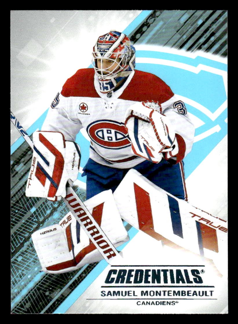 2024-25 Upper Deck Credentials #85 Samuel Montembeault