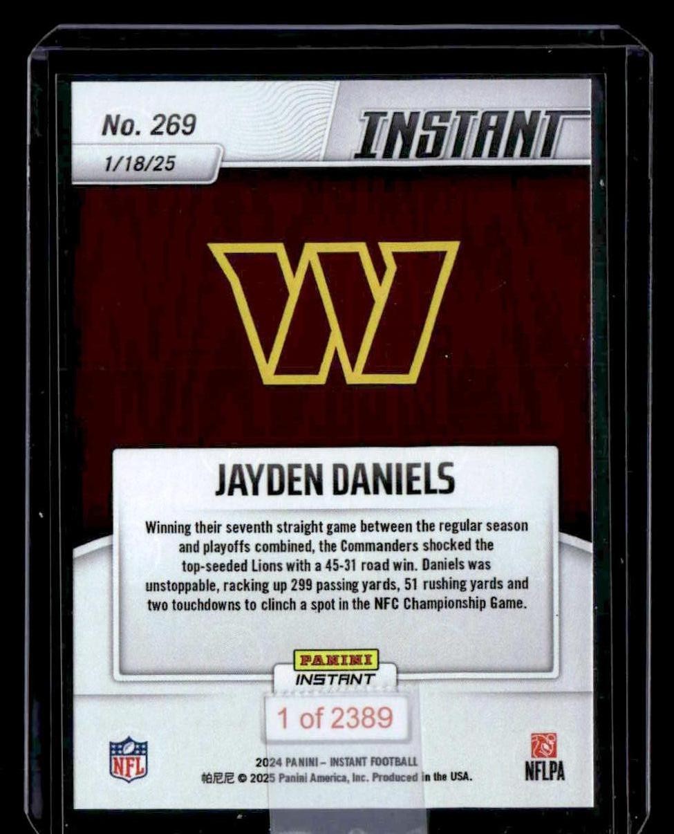 2024 Panini Instant NFL #269 Jayden Daniels
