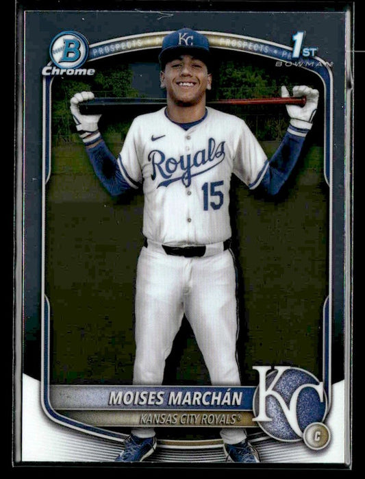 2025 Bowman Chrome #BCP-242 Moises Marchan