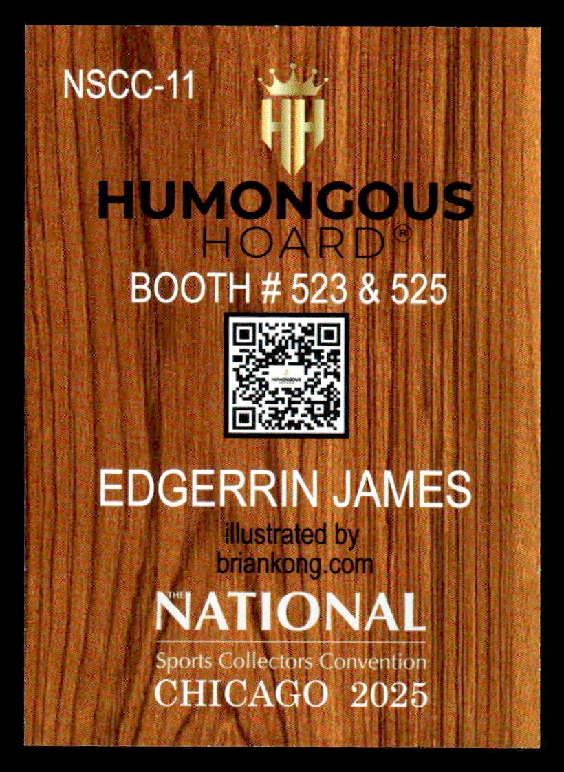 2025 Humongous Hoard #NSCC-11 Edgerrin James National Collection