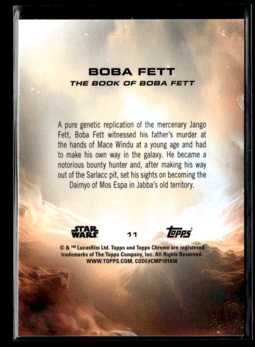 π Boba Fett β 2025 Topps Chrome Star Wars #11 π