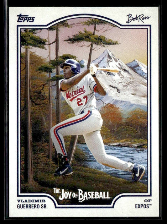 2025 Topps x Bob Ross: The Joy of Baseball #59 Vladimir Guerrero Sr.