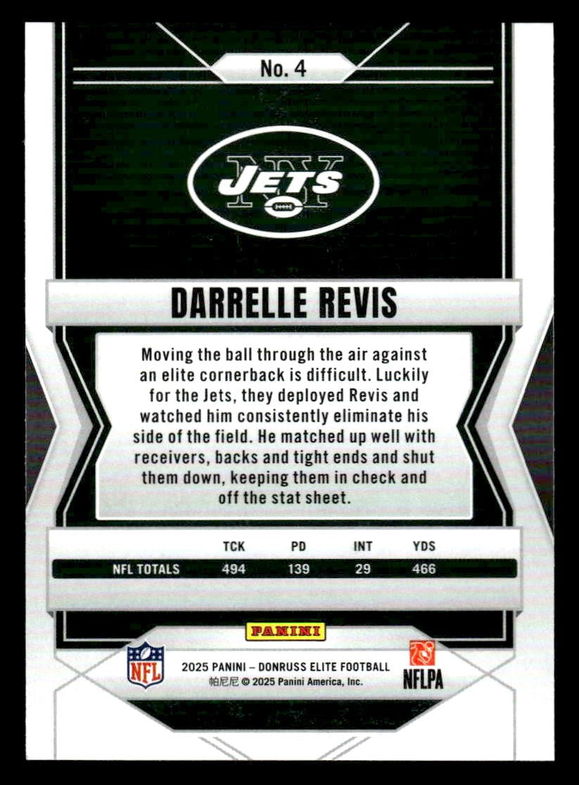 2025 Donruss Elite #4 Darrelle Revis