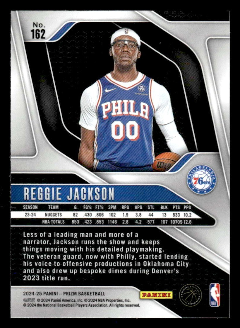 2024-25 Panini Prizm #162 Reggie Jackson
