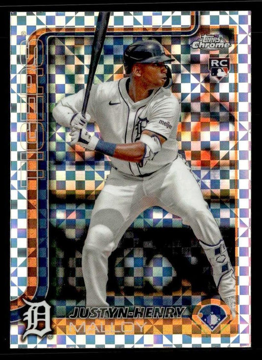 2025 Topps Chrome #224 Justyn-Henry Malloy X-Fractors