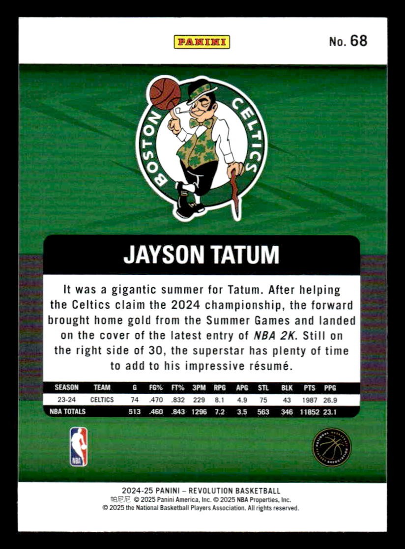 2024-25 Panini Revolution #68 Jayson Tatum