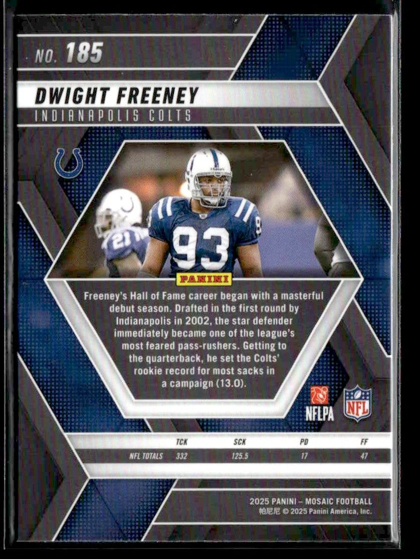 2025 Panini Mosaic #185 Dwight Freeney