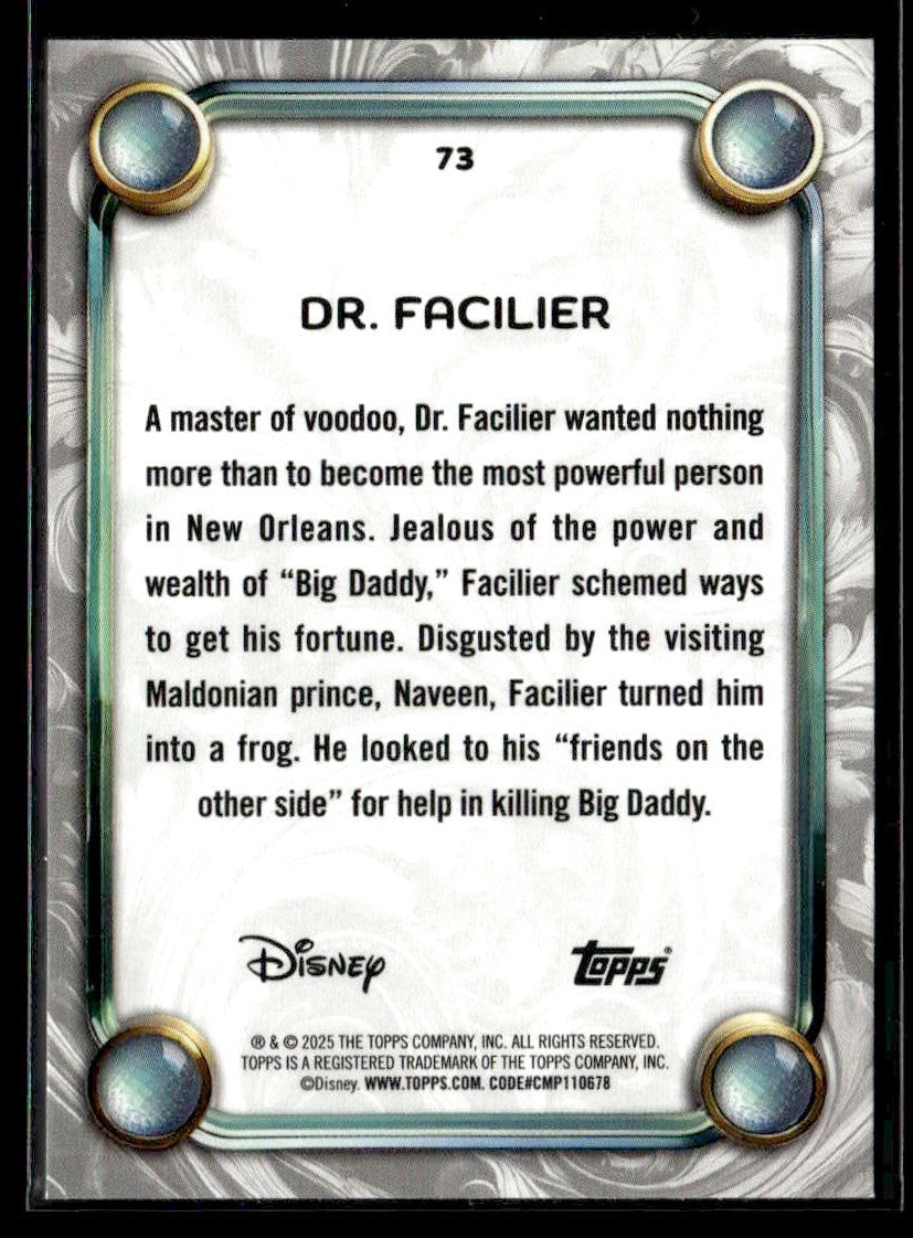 2025 Topps Disney Wonder #73 Dr. Facilier