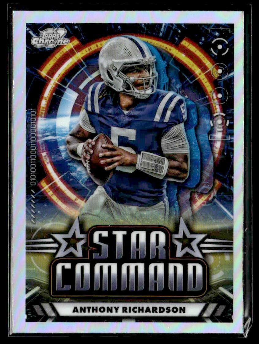 2024 Topps Chrome Cosmic #SC-14 Anthony Richardson Star Command