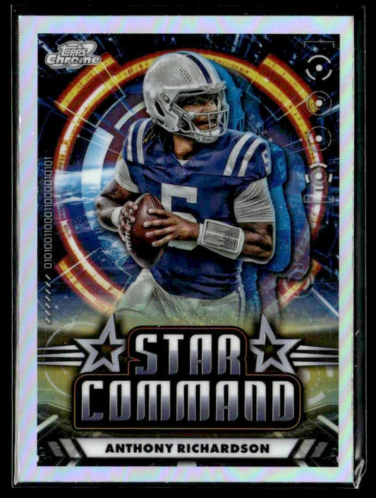 2024 Topps Chrome Cosmic #SC-14 Anthony Richardson Star Command