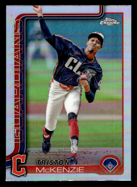 2025 Topps Chrome #21 Triston McKenzie Refractors