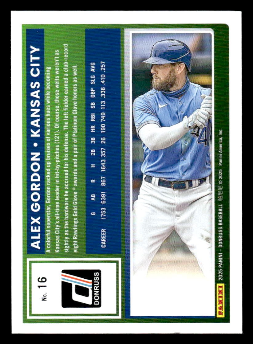 2025 Donruss #16 Alex Gordon
