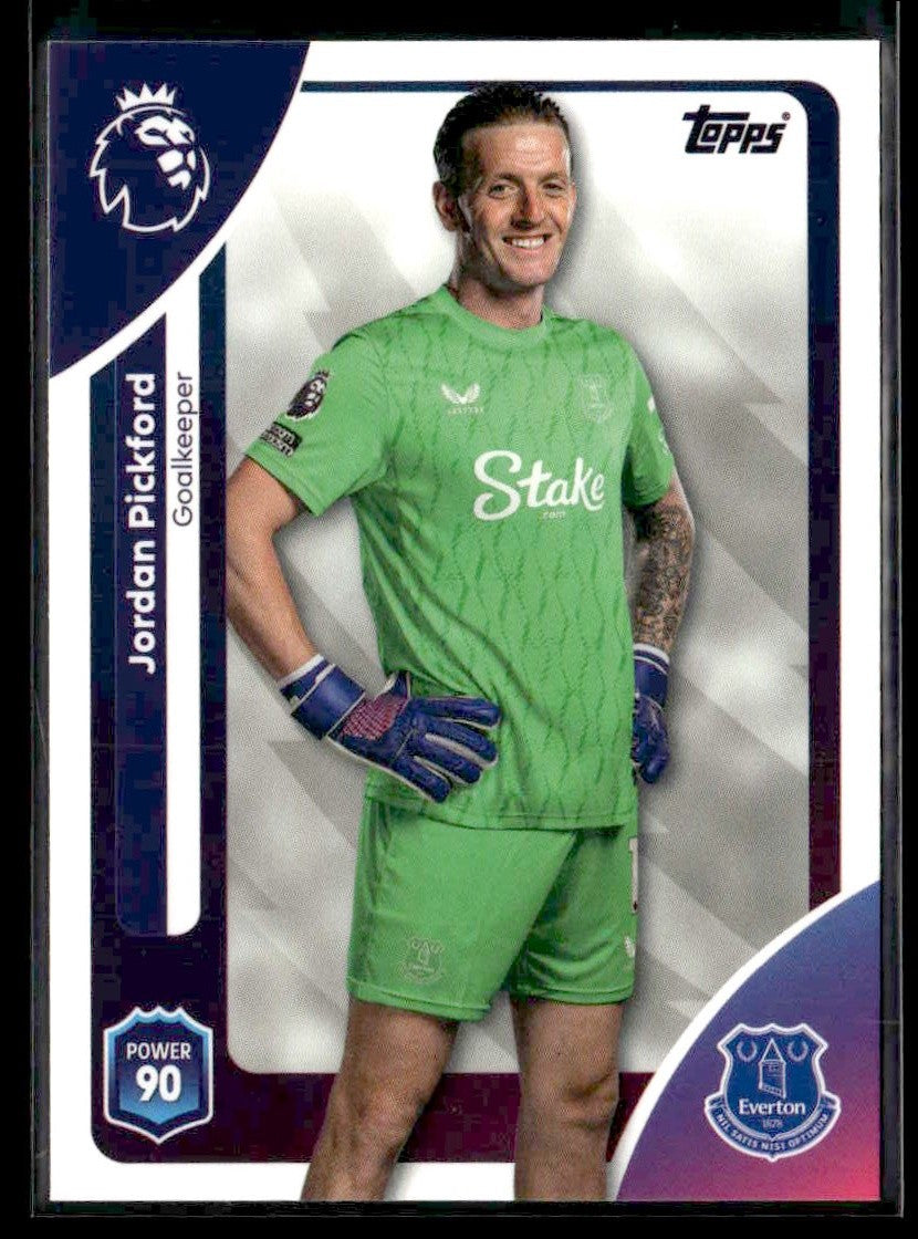2025-26 Topps Premier League #128 Jordan Pickford