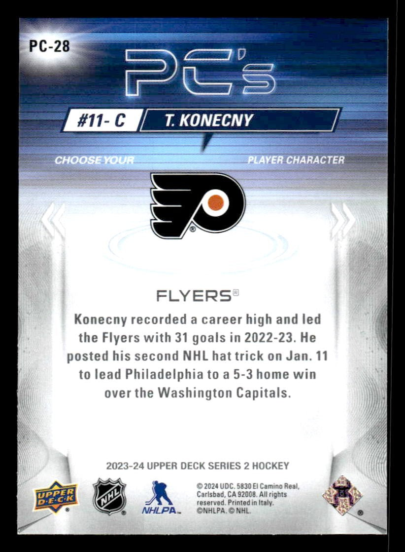 2023-24 Upper Deck #PC-28 Travis Konecny PC's