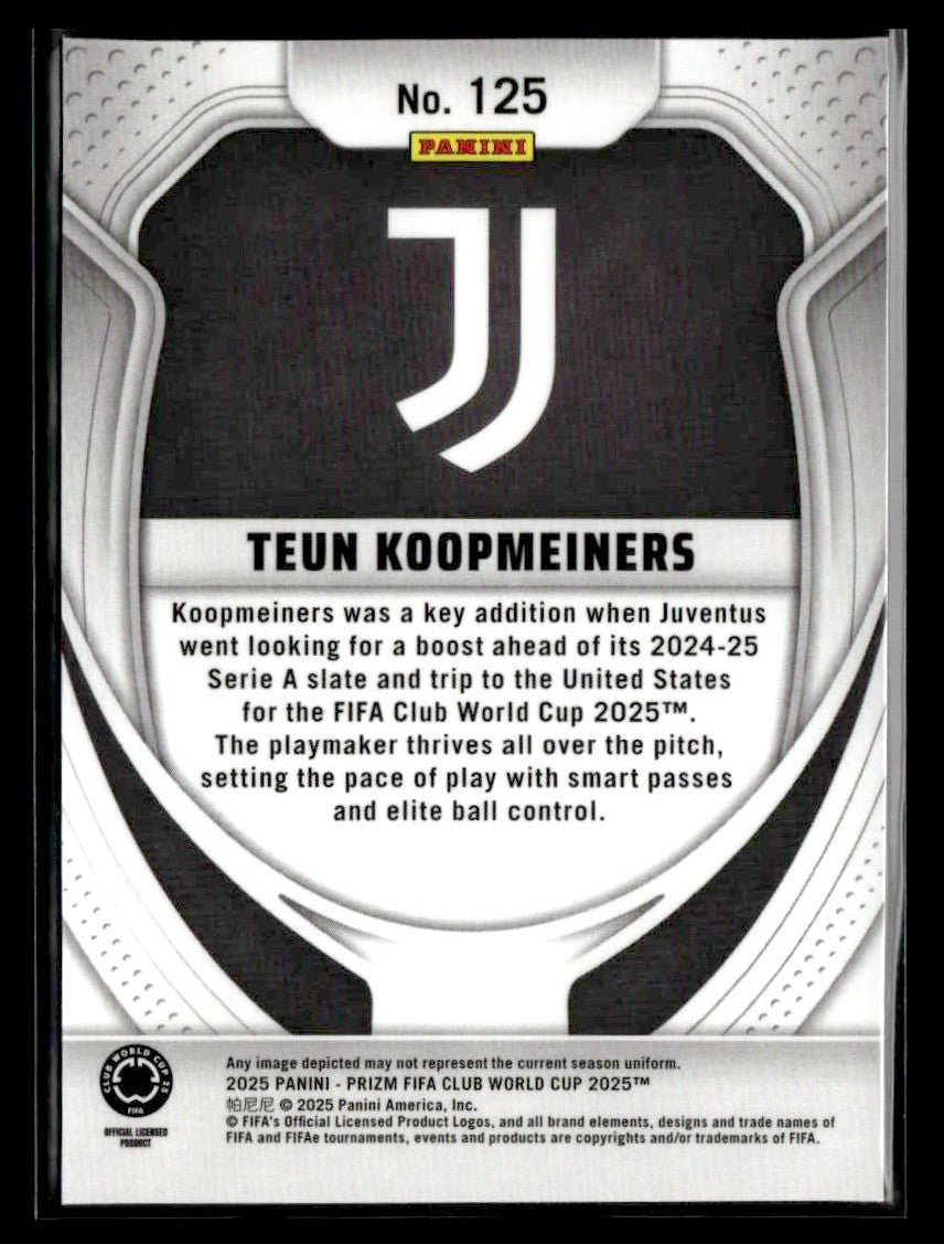 2025 Panini Prizm FIFA Club World Cup #125 Teun Koopmeiners