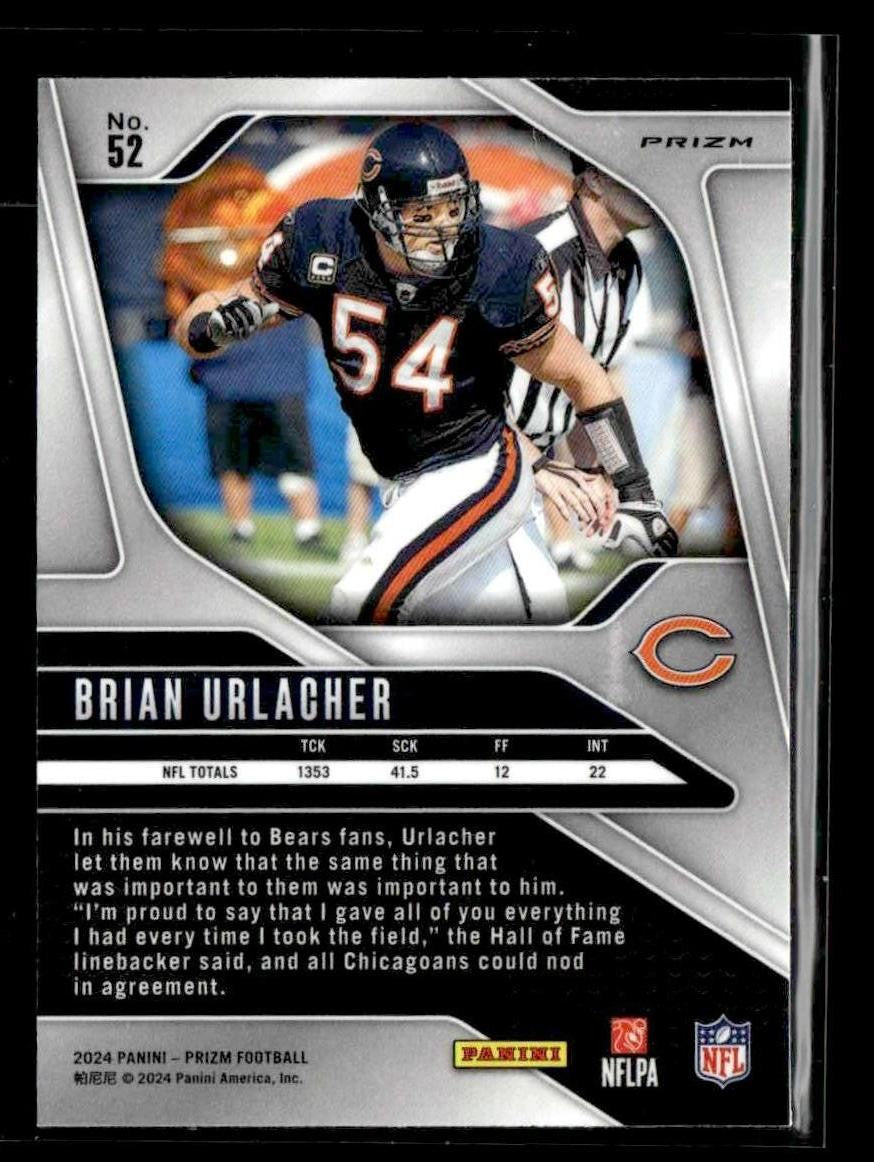 2024 Panini Prizm #52 Brian Urlacher Green Wave
