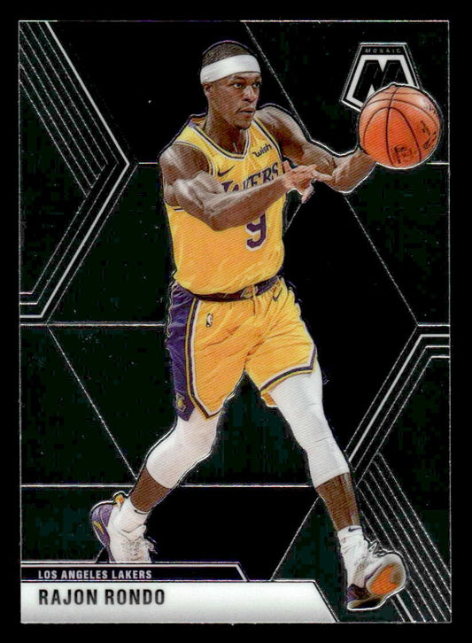 2019-20 Panini Mosaic #196 Rajon Rondo