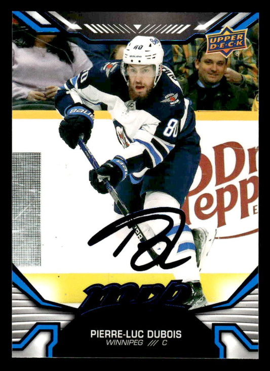 2022-23 Upper Deck MVP #156 Pierre-Luc Dubois Blue Script