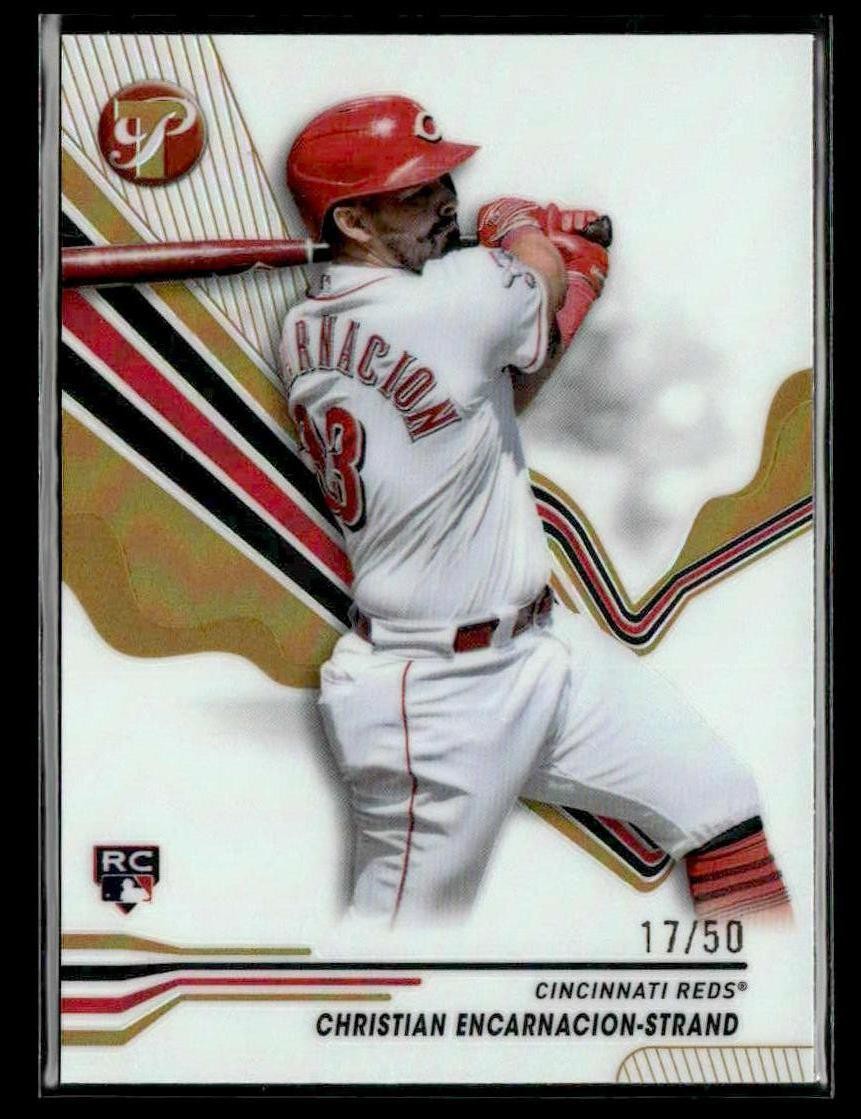 2024 Topps Pristine #63 Christian Encarnacion-Strand Gold Refractors #/50