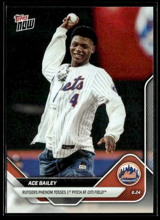 2025 Topps Now #348 Ace Bailey 1st Pitch