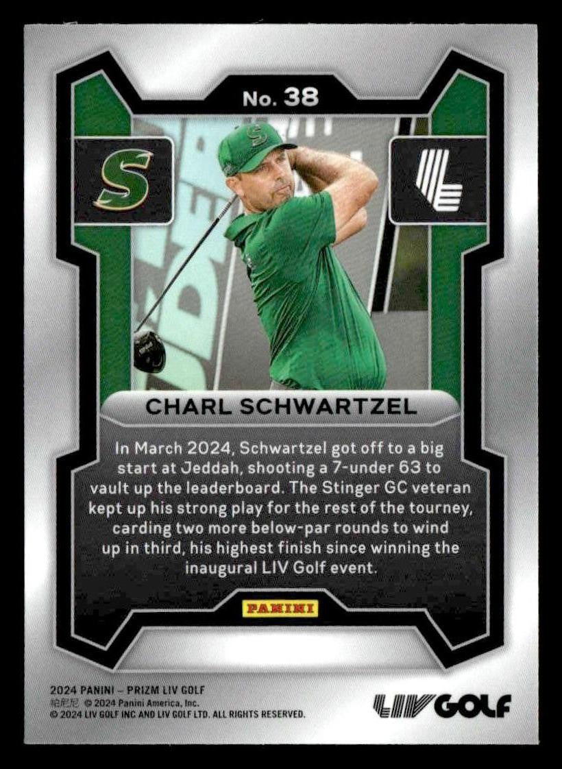 2024 Panini Prizm LIV #38 Charl Schwartzel