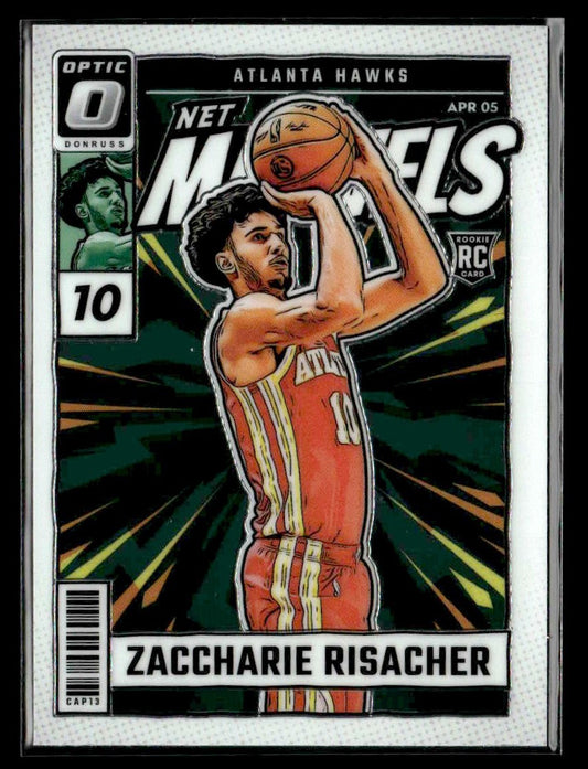 2024-25 Donruss Optic #25 Zaccharie Risacher Net Marvels