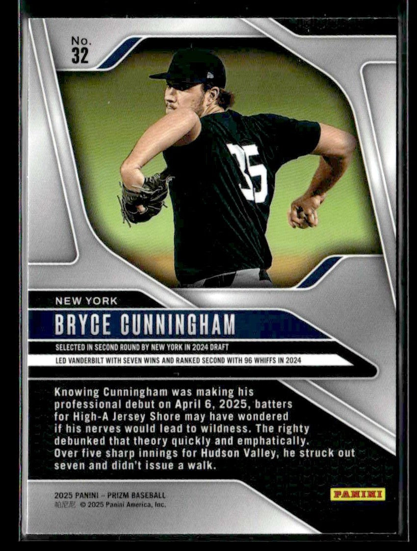 2025 Panini Prizm #32 Bryce Cunningham