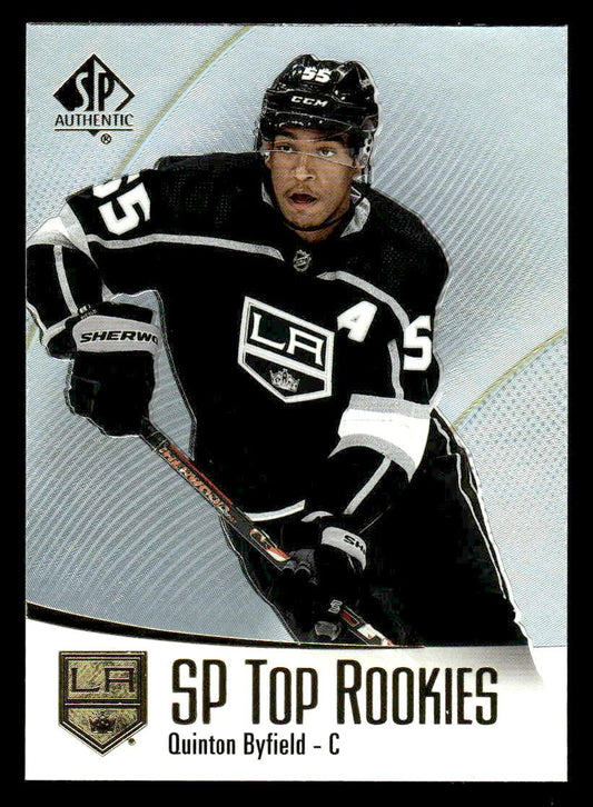 2021-22 SP Authentic #TR-17 Quinton Byfield SP Top Rookies