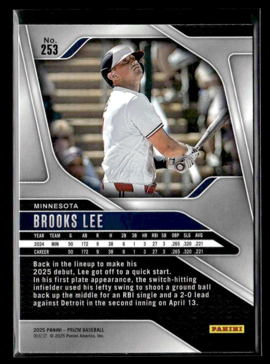 2025 Panini Prizm #253 Brooks Lee
