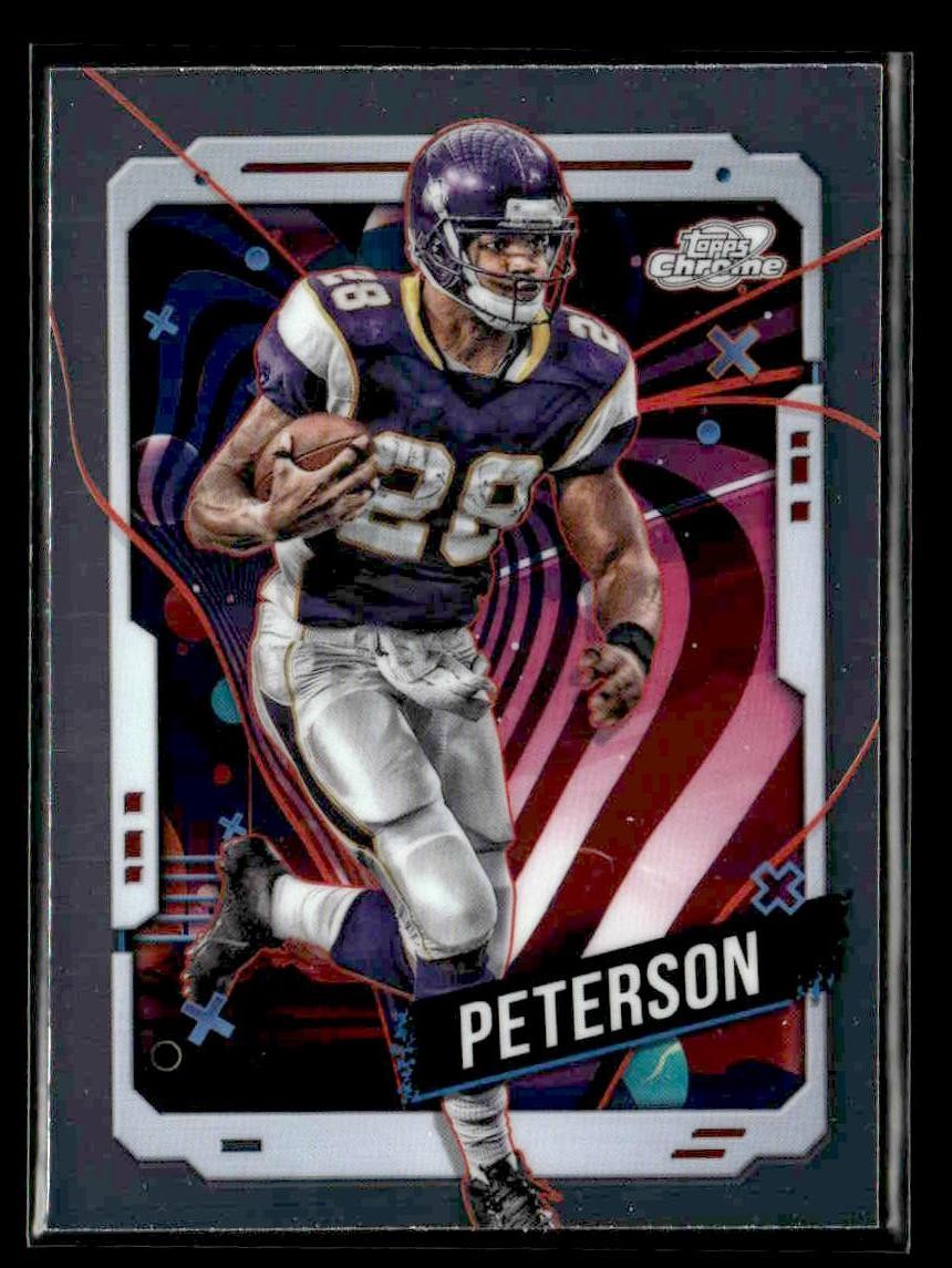 2024 Topps Chrome Cosmic #57 Adrian Peterson