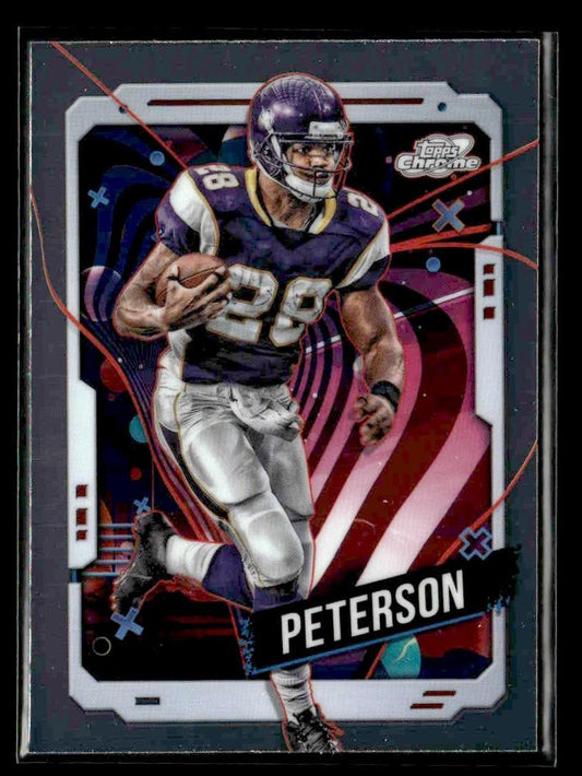 2024 Topps Chrome Cosmic #57 Adrian Peterson